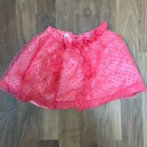 Crewcuts Pink Layered Girls Skirt